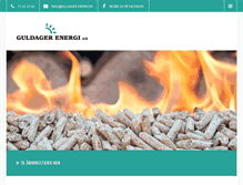 Tablet Screenshot of guldager-energi.dk